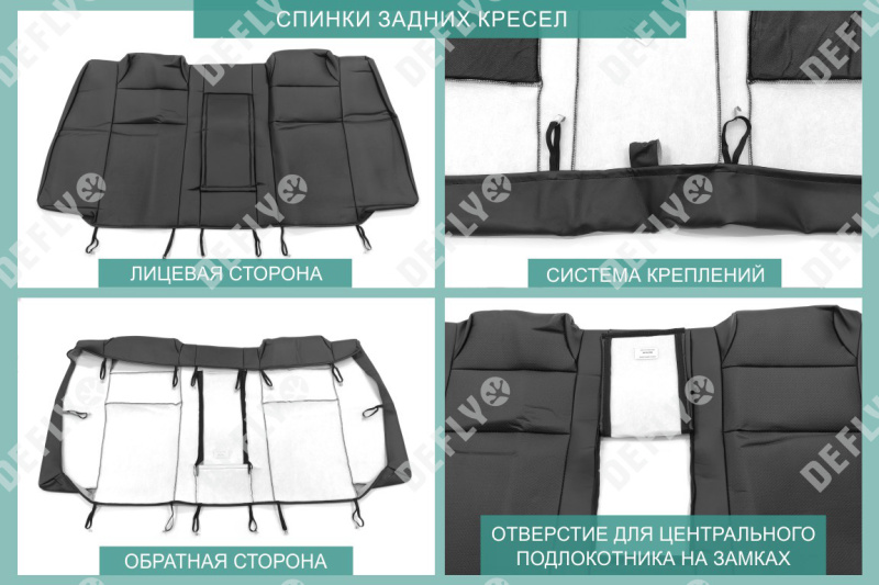 Чехлы на сиденья Nissan Bluebird Sylphy (G10), 2000-2005, экокожа черная
