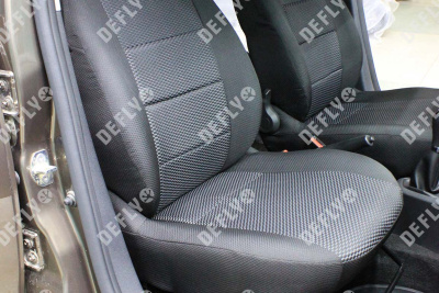 Чехлы на сиденья Renault Logan (L52), 2014-2022, комплектация Privilege, Luxe Privilege, задний ряд 60/40, жаккард