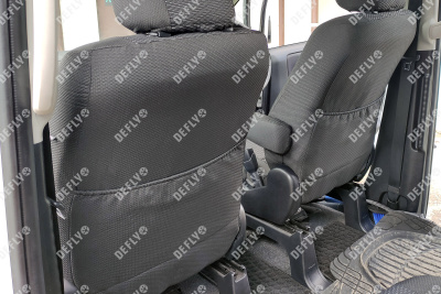 Чехлы на сиденья Toyota Noah/Voxy/Esquire (R80), 2014-2021, 6 мест, капитанские кресла, жаккард