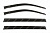 Дефлекторы окон Toyota Kluger V (XU20), 2000-2007