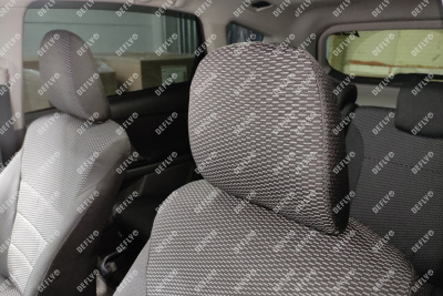 Чехлы на сиденья Toyotа Prius Alpha (XW40), 2011-2021, 5 мест, 2-й ряд 60/40, жаккард