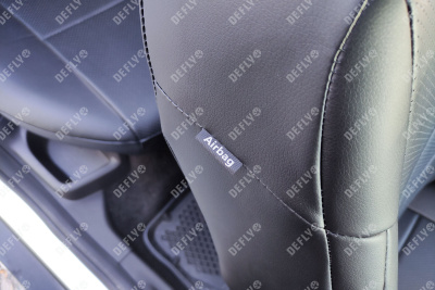 Чехлы на сиденья Ford Focus 3, 2010-2019, комплектация Trend Sport, Titanium, экокожа черная