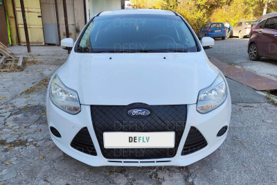 Автоодеяло и утеплитель радиатора Ford Focus III, 2010-2015, до рестайлинга