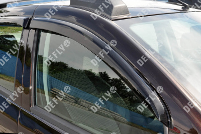 Дефлекторы окон Renault Duster (HS), 2010-2021, Nissan Terrano (D10), 2014-2022