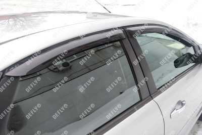 Дефлекторы окон Ford Focus 2, 2004-2011, седан