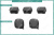 Чехлы на сиденья Toyota Aqua (P10), 2011-2021, задний ряд 60/40, экокожа черная