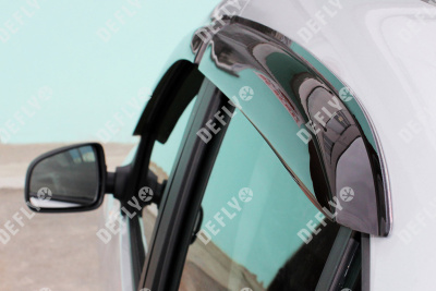 Дефлекторы окон Renault Logan (L52), Stepway, 2014-2022