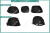 Чехлы на сиденья Volkswagen Polo, 2010-2020, седан, спинка 2 ряда цельная, жаккард 