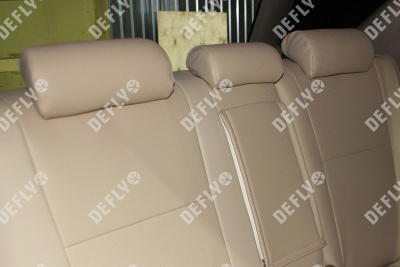 Чехлы на сиденья Toyota Harrier 1997-2003, Lexus RX 1998-2001, до рестайлинга, (XU10), экокожа бежевая