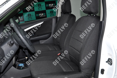 Чехлы на сиденья Nissan Almera (G15), 2012-2019, задний ряд 60/40, жаккард 