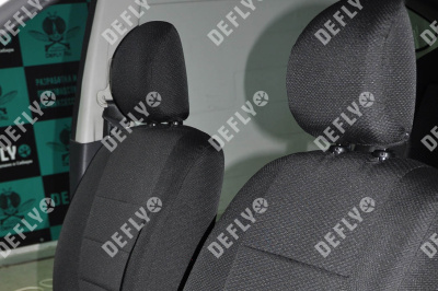 Чехлы на сиденья Nissan Almera (G15), 2012-2019, задний ряд 60/40, жаккард 