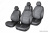 Чехлы на сиденья Honda Stepwgn (RP1-RP5), 2015-2021, 4 места, капитанские кресла, экокожа черная