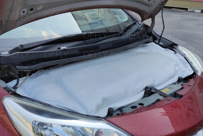 Автоодеяло и утеплитель радиатора Nissan Note (E12), 2016-2020, рестайлинг