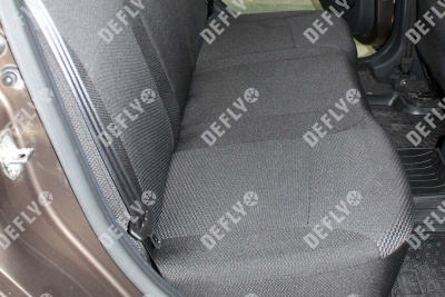 Чехлы на сиденья Renault Logan (L52), 2014-2022, комплектация Privilege, Luxe Privilege, задний ряд 60/40, жаккард