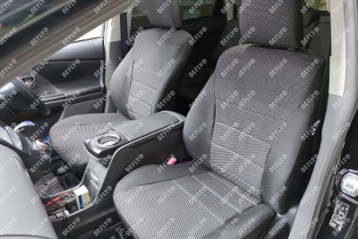 Чехлы на сиденья Toyotа Prius Alpha (XW40), 2011-2021, 5 мест, 2-й ряд 60/40, жаккард