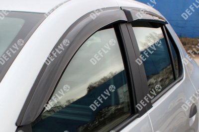 Дефлекторы окон Renault Logan (L52), Stepway, 2014-2022