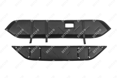 Утеплитель радиатора для Toyota Tank, 2016-2020, с камерой, экокожа черная 