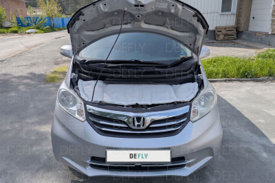 Автоодеяло и утеплитель радиатора Honda Freed (GB3, GB4), 2011-2014, рестайлинг