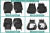Чехлы на сиденья Mitsubishi ASX/RVR, 2010-2022, Citroen C4 Aircross, 2012-2017, Peugeot 4008, 2012-2015, экокожа черная/жаккард Чехлы на сиденья Mitsubishi ASX/RVR, 2010-2022, Citroen C4 Aircross, 2012-2017, Peugeot 4008, 2012-2015, экокожа черная/жаккард