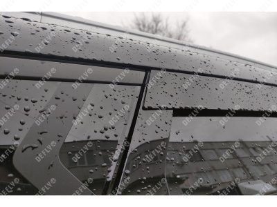 Дефлекторы окон 2D Geely Coolray, Belgee X50, 2018-2026, комплект 4 шт.