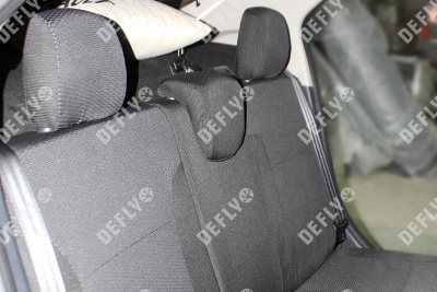 Чехлы на сиденья Renault Logan (L52), 2014-2022, комплектация Privilege, Luxe Privilege, задний ряд 60/40, жаккард