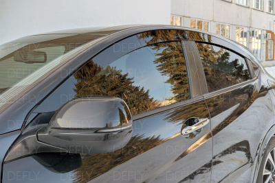 Дефлекторы окон 2D Honda Vezel (RU), 2013-2022, комплект 4 шт.