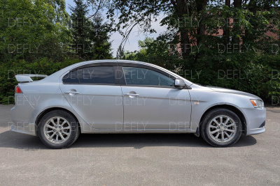 Дефлекторы окон 2D Mitsubishi Lancer (CY), 2007-2017, седан, комплект 4 шт.