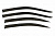 Дефлекторы окон Nissan Cefiro/Maxima (A33), 1998-2007