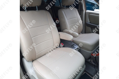 Чехлы на сиденья Lexus RX (XU10), 2000-2003, рестайлинг, экокожа бежевая