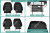 Чехлы на сиденья Mitsubishi ASX/RVR, 2010-2022, Citroen C4 Aircross, 2012-2017, Peugeot 4008, 2012-2015, жаккард