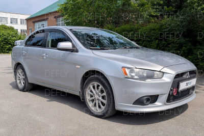 Дефлекторы окон 2D Mitsubishi Lancer (CY), 2007-2017, седан, комплект 4 шт.