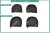 Чехлы на сиденья Toyota RAV4 (XA20), 2000-2005, экокожа черная