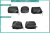 Чехлы на сиденья Volkswagen Polo, 2010-2020, седан, задний ряд 60/40, экокожа черная