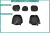 Чехлы на сиденья Mitsubishi ASX/RVR, 2010-2022, Citroen C4 Aircross, 2012-2017, Peugeot 4008, 2012-2015, экокожа черная/жаккард Чехлы на сиденья Mitsubishi ASX/RVR, 2010-2022, Citroen C4 Aircross, 2012-2017, Peugeot 4008, 2012-2015, экокожа черная/жаккард