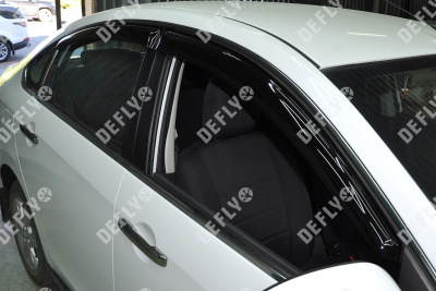 Дефлекторы окон Nissan Almera (G15), 2012-2019