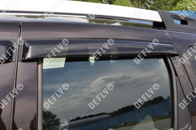 Дефлекторы окон Renault Duster (HS), 2010-2021, Nissan Terrano (D10), 2014-2022