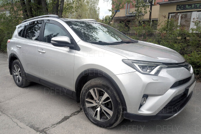 Дефлекторы окон 2D Toyota RAV4 (XA40), 2012-2019, комплект 6 шт.