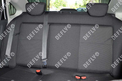 Чехлы на сиденья Nissan Almera (G15), 2012-2019, задний ряд 60/40, жаккард 