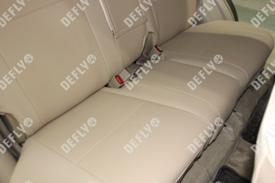 Чехлы на сиденья Toyota Harrier 1997-2003, Lexus RX 1998-2001, до рестайлинга, (XU10), экокожа бежевая