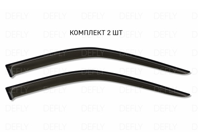 Дефлекторы окон Toyota Lite Ace Noah (R40, R50), 1996-2001, комплект 2 шт.