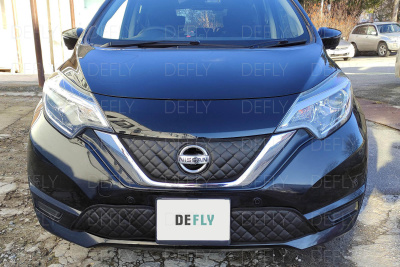 Автоодеяло и утеплитель радиатора Nissan Note (E12), 2016-2020, рестайлинг