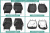 Чехлы на сиденья Toyota Land Cruiser (J100), 1998-2007, левый руль, экокожа черная