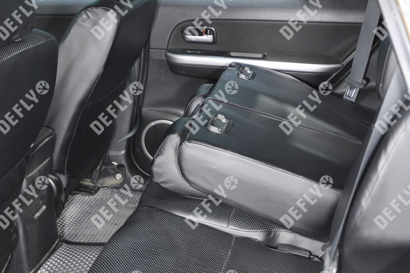 Чехлы на сиденья Suzuki Grand Vitara, 2005-2016, 5 дверей, экокожа черная