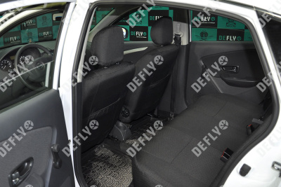 Чехлы на сиденья Nissan Almera (G15), 2012-2019, задний ряд 60/40, жаккард 