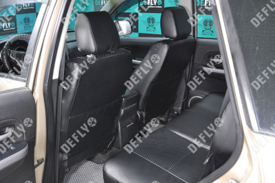 Чехлы на сиденья Suzuki Grand Vitara, 2005-2016, 5 дверей, экокожа черная
