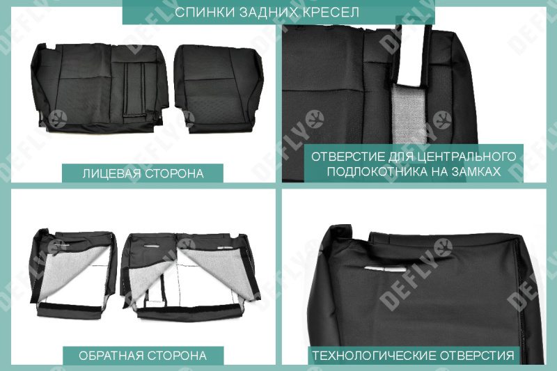 Чехлы на сиденья Suzuki Grand Vitara, 2005-2016, 5 дверей, экокожа черная