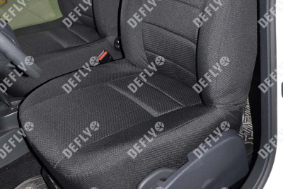 Чехлы на сиденья Nissan Almera (G15), 2012-2019, задний ряд 60/40, жаккард 