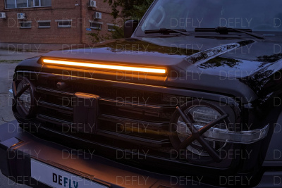 Дефлектор капота Touring Tank 300, 2020-н.в., с фонарями LED