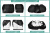 Чехлы на сиденья Toyota Avensis (T250), 2003-2008, cедан, задний ряд 60/40, жаккард 