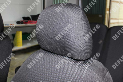 Чехлы на сиденья Toyota Funcargo, 1999-2005, со столиком-подлокотником 2-го ряда , жаккард